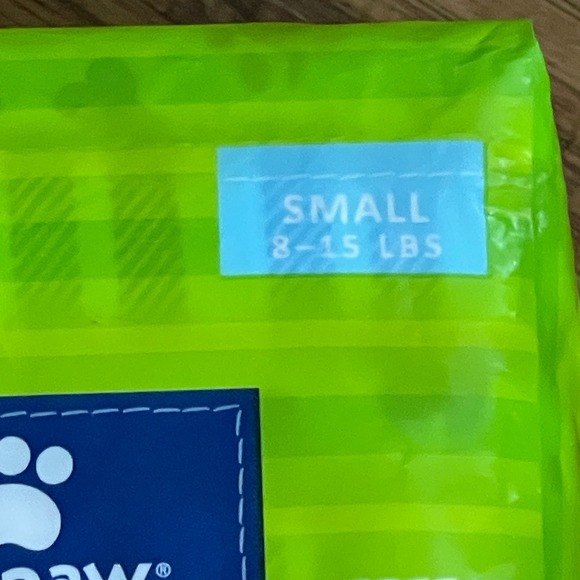 Top Paw Fashion Disposable‎ Diapers Small 7-16 lbs 12 Count OPENED, Contains 10 - Picture 4 of 5